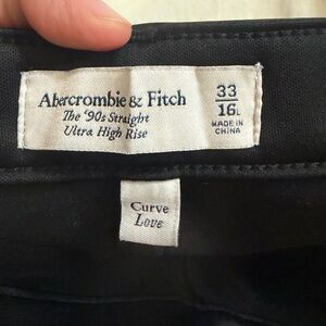 Abercrombie & Fitch Black '90s Straight Jeans